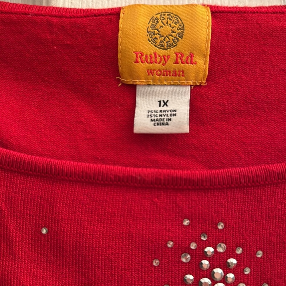 Ruby Rd embellished sweater - Picture 2 of 9